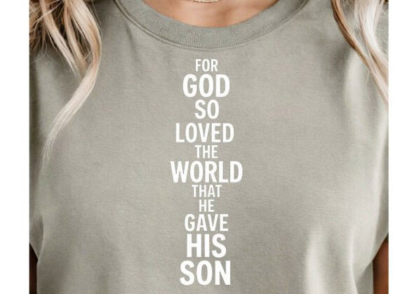 Christian Cross John 3 PNG – Religious D T-Shirt Designs