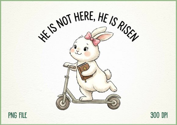 Cute Easter Bunny Christian Shirt T-Shirt Designs