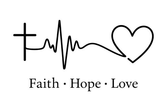 Faith Hope Love Christian Design T-Shirt Designs