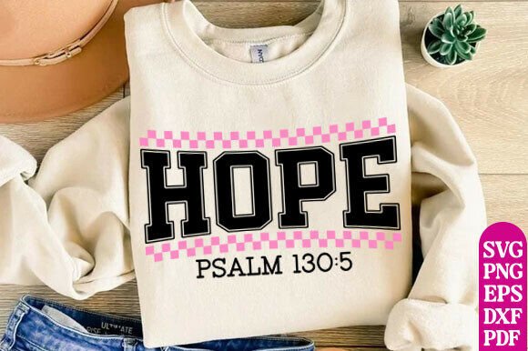 Hope SVG: Christian Bible Verse SVG for T-Shirt Designs