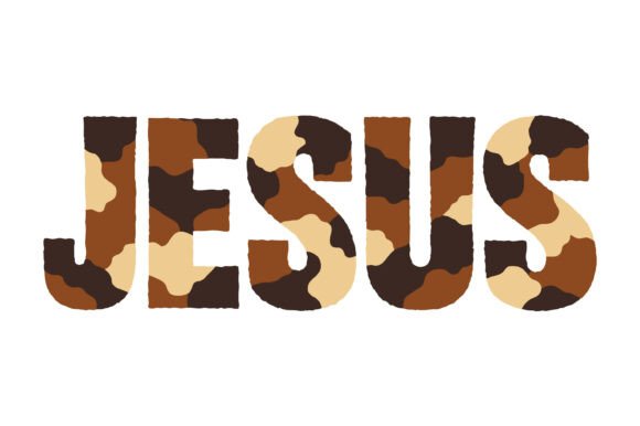 Jesus Cowhide Typography Design for T-Shirt Designs