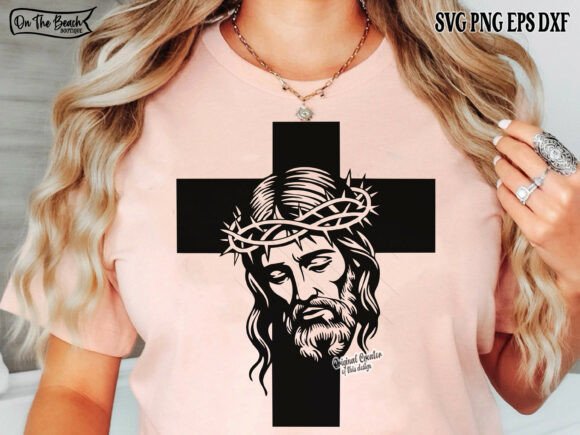 Jesus Cross SVG PNG Christian Easter T-Shirt Designs