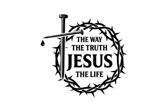 Jesus Crown of Thorns Cross T-Shirt Designs