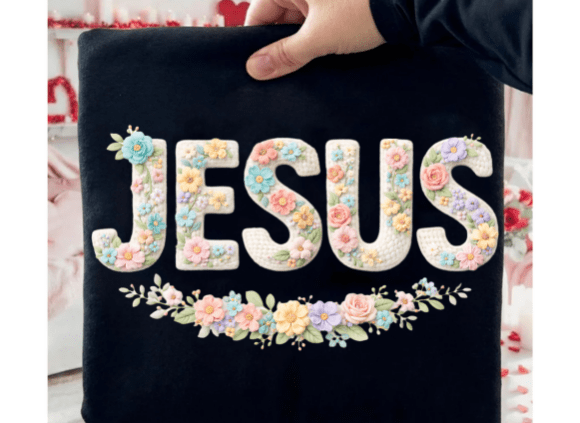 Just Pray Floral PNG — T-Shirt Designs for Faith-Based Sellers
