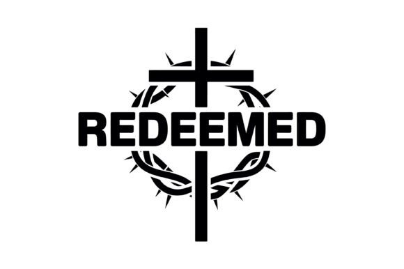 Redeemed Cross Christian Faith Design T-Shirt Designs