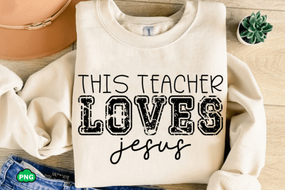 This Teacher Loves Jesus SVG, Faith SVG