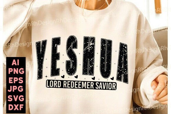 Yeshua SVG PNG: Aesthetic Christian T-Shirt Designs